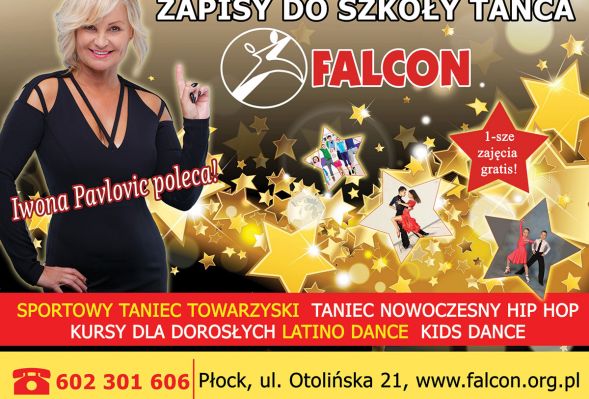 Dla dorosłych czytelników portalu plocman.pl  Szkoła Tańca FALCON ogłasza konkurs: