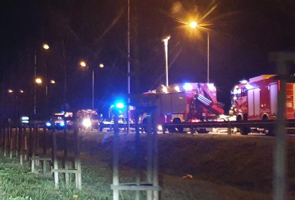 Poważny wypadek w Płocku. Obwodnica zablokowana po zderzeniu 4 aut [FILM, ZDJĘCIA]