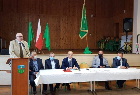 Piotr Zgorzelski w sobotę uczestniczył w dużym spotkaniu w Radzanowie