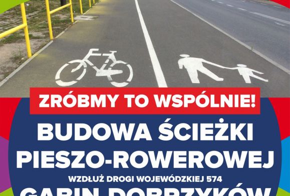Ścieżka pieszo-rowerowa wzdłuż drogi Gąbin – Dobrzyków? Być może już w przyszłym roku!