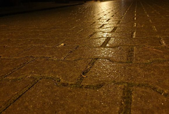 O włos od tragedii. Pijany leżał na jezdni!