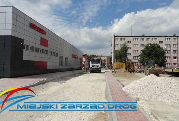 Rozbudowa ul. Traugutta - postęp prac