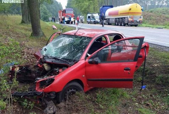 Wypadek w Łącku. Zablokowana droga [AKTUALIZACJA]