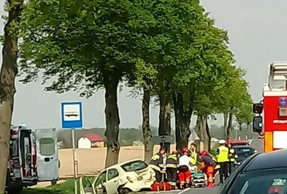 Wypadek w gminie Bielsk. Jedna osoba poszkodowana