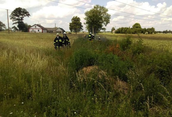 Pożar w gminie Stara Biała