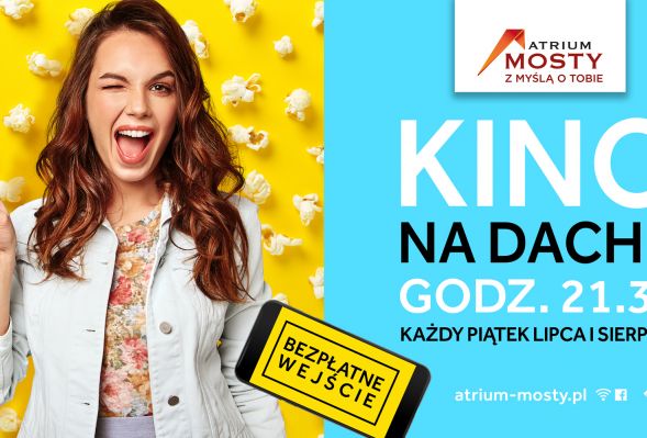 Kino na dachu w Atrium Mosty