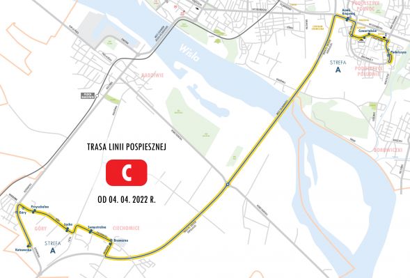W poniedziałek 4 kwietnia startuje nowa linia pospieszna Komunikacji Miejskiej w Płocku. Połączy osiedla Góry i Ciechomice z Podolszycami.