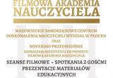 Filmowa Akademia Nauczyciela w NK Przedwiośnie już 13.10!
