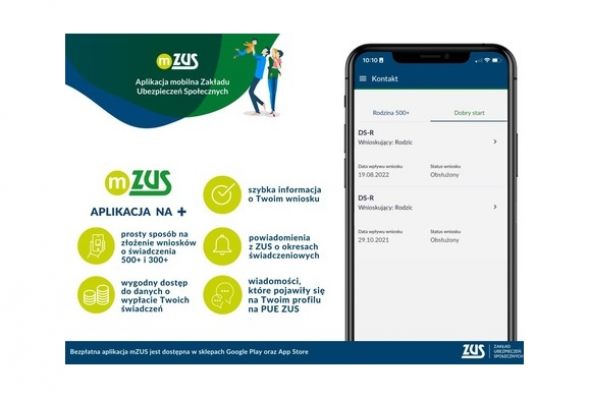 Skorzystaj z aplikacji mZUS. Wystarczy zainstalować ją na smartfonie