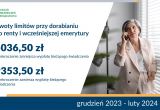 Wcześniejsi emeryci i renciści mogą dorobić więcej - już od grudnia