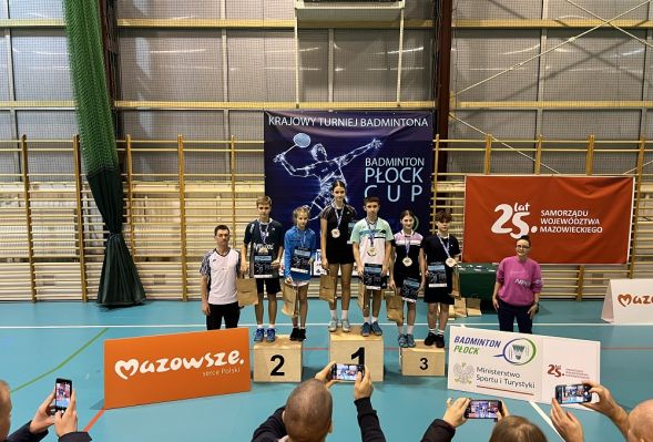 Badminton Płock Cup - Partner wydarzenia Samorząd Województwa Mazowieckiego.