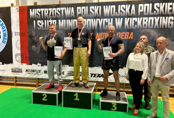 Złoty medal Mistrzostw Polski WP i SM w Kickboxingu