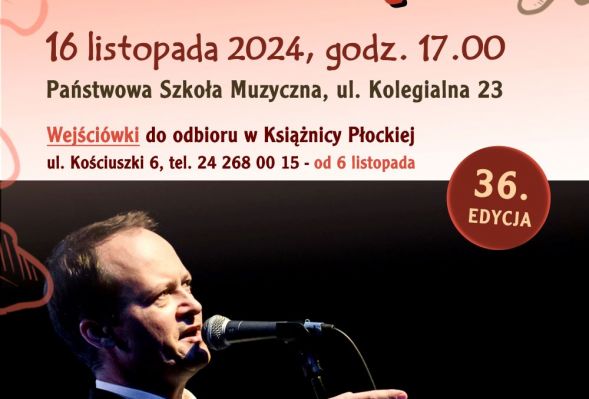 Książnica Płocka zaprasza 15 listopada o godz. 17.00