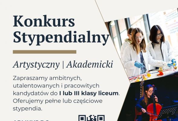 Konkurs stypendialny – dostań się do najlepszego prywatnego liceum w Polsce!