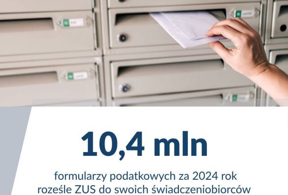 ZUS wysyła deklaracje PIT za 2024 rok