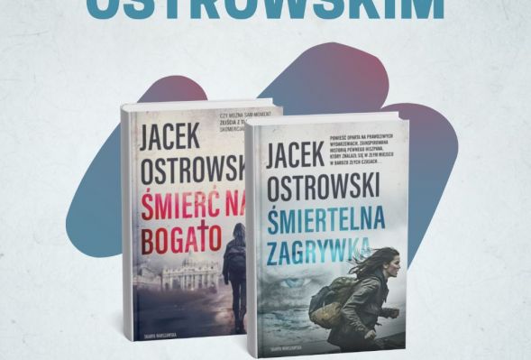 Książnica Płocka zaprasza 26 lutego o godz. 17.00 na spotkanie autorskie z Jackiem Ostrowskim i promocję książki „Śmiertelna zagrywka”