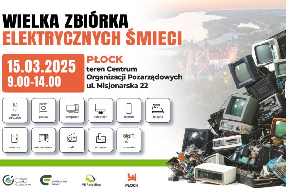 Zbiórka elektrośmieci -15 maja