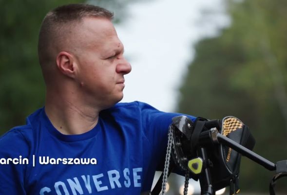 Poznajcie Marcina.  Niezwykłego Mazowszanina, którego pasją są rowery.