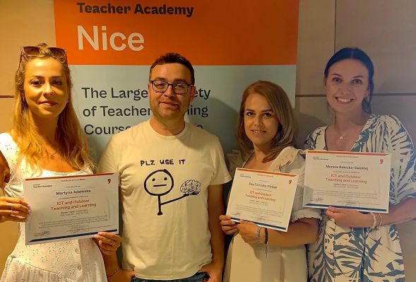 Nauczycielki języka angielskiego z ZST na kursie w Nicei – Erasmus+ wspiera nowoczesne nauczanie