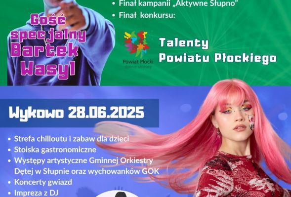 SŁUPNO – LETNIE GRANIE 2025: DWA DNI MUZYKI, TALENTÓW I ATRAKCJI!