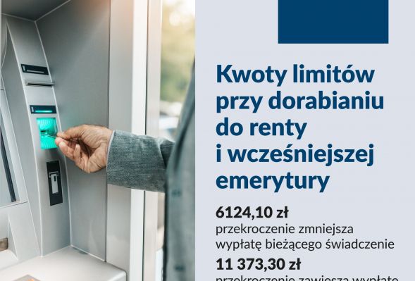 ZUS: niższe limity dorabiania dla rencistów i wcześniejszych emerytów