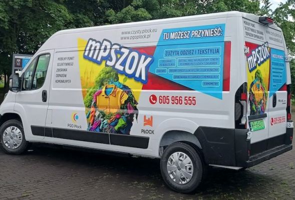 Mobilny Punkt Selektywnej Zbiórki Odpadów w Płocku