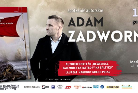 Zaproszenie na spotkanie z autorem reportażu o tragedii Heweliusza