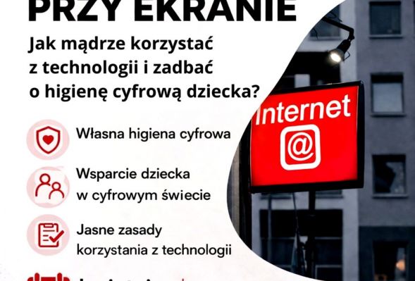 Książnica Płocka zaprasza na wykład o higienie cyfrowej.