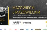 Książnica Płocka zaprasza 10 września o godz. 17.00 na wydarzenie pt. Mazowiecki o Mazowieckim 