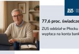 ZUS z Płocka wypłaca świadczenia dla 77,6 proc. osób na konta bankowe