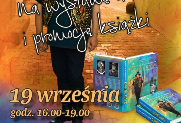 promocja książki o kolorowym ptaku DANIELU RATZU Płockim Artyście