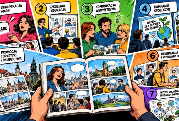 Nie tylko reklama. 7 sposobów, w jakie firmy i instytucje mogą wykorzystać komiks